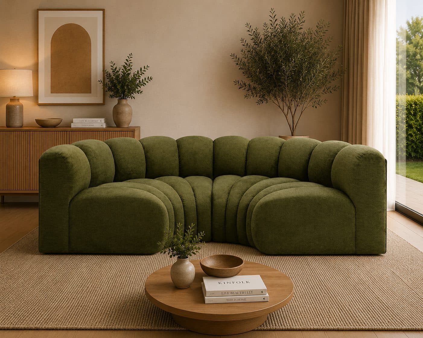 Sofa modułowa Mio Wave – nowoczesna sofa do salonu